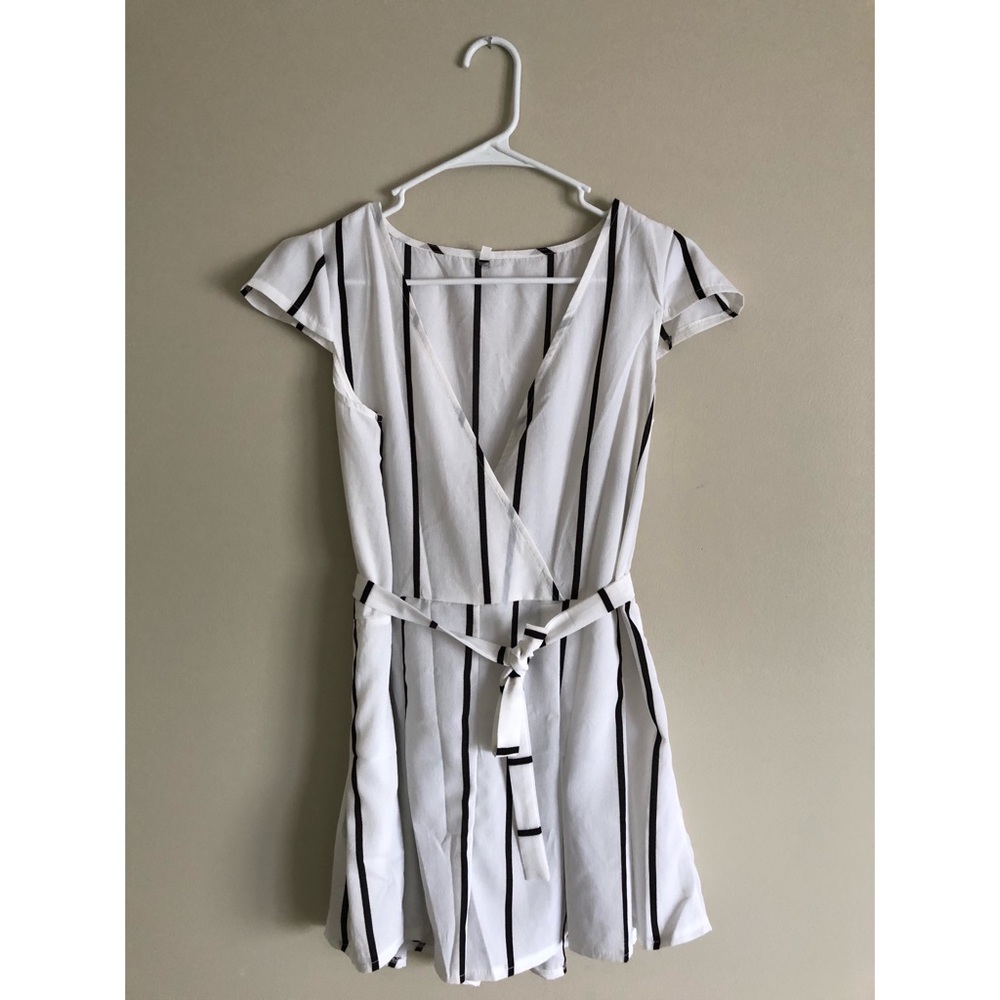 White romper.